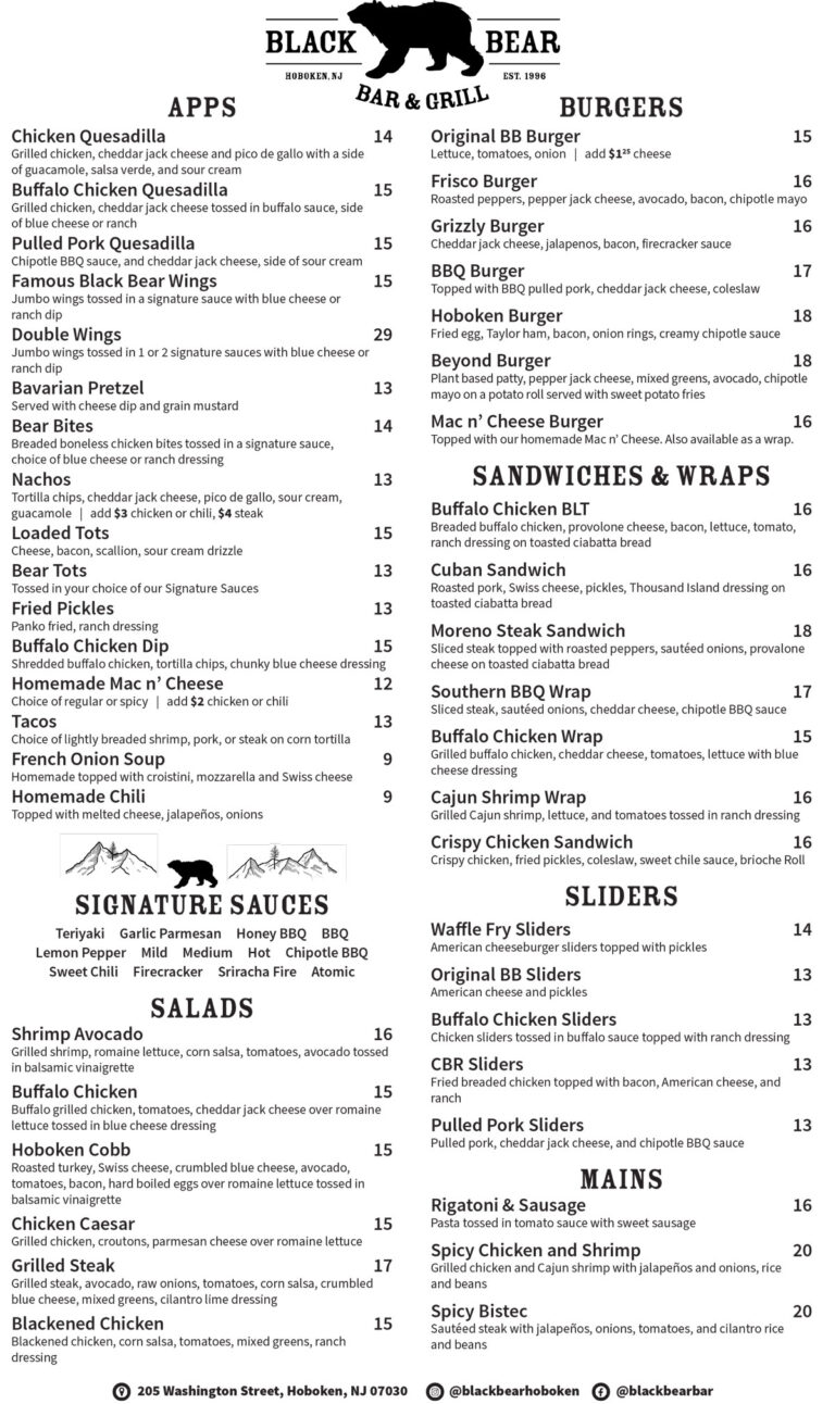 Black Bear Diner Menu Prices