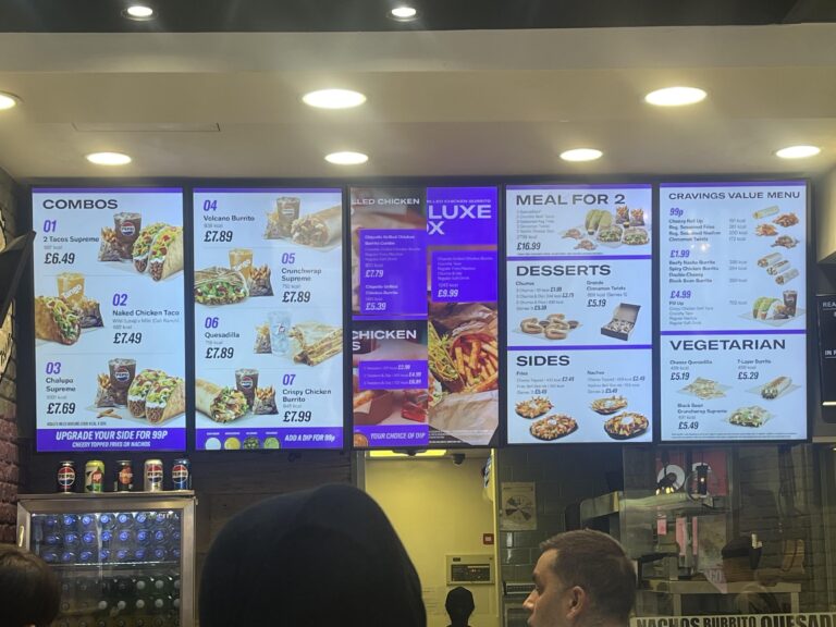 Taco Bell Uk Menu With Prices