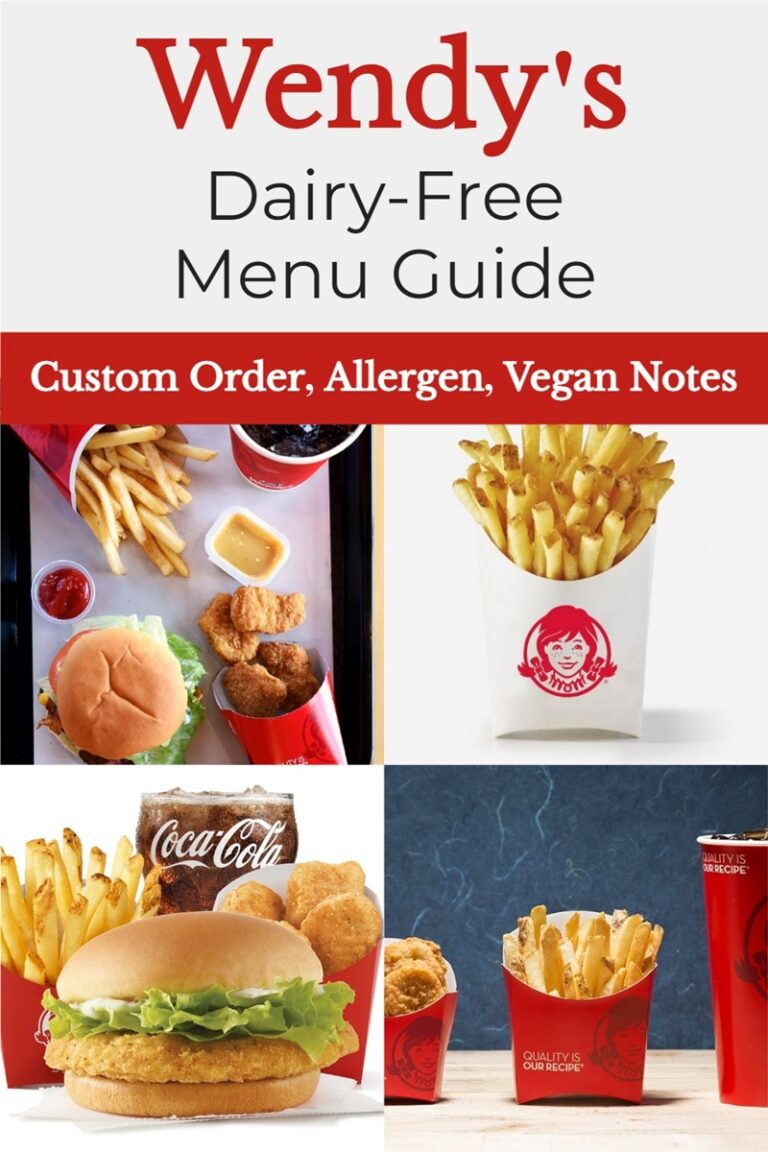 Wendys Allergen Menu With Prices